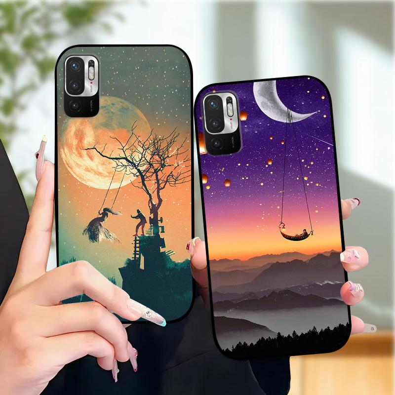 Cases For Redmi Note 10 JE 10JE Stylish Printing Soft TPU Silicone Phone Cover For Redmi Note10 4G 5G Case 10S Protective Fundas