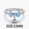 New 925 Silver Love Heart Rabbit Butterfly Bee Specimen Bead Double Color Talisman Pendant DIY Exquisite Charm Jewelry Gift