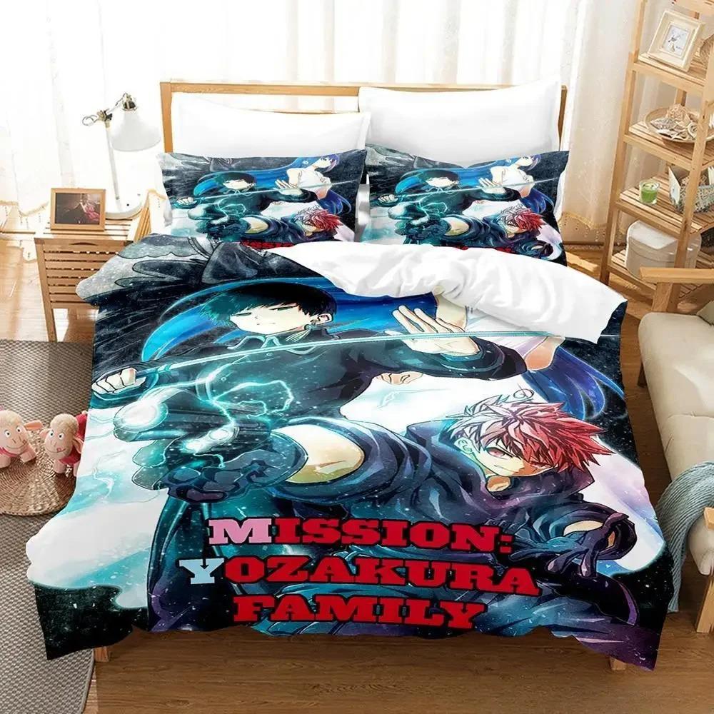 Ny Yozakura Mission Sängklädesset Enkel Twin Full Queen King Size Sängset Vuxen Barn Sovrum Påslakanset Anime Lakan Set