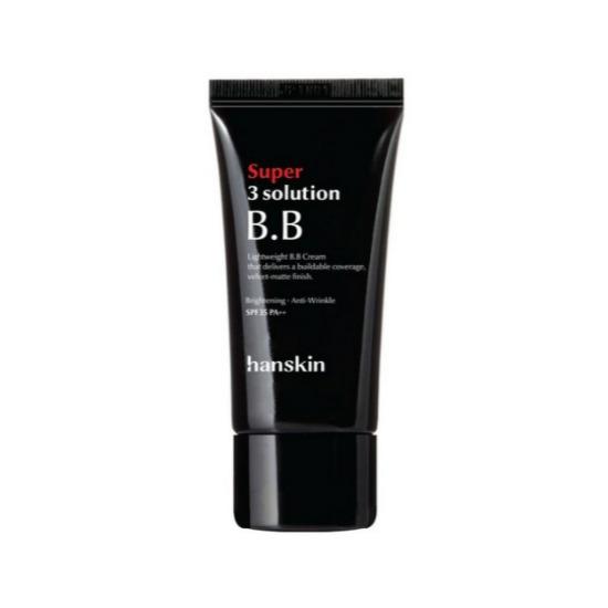 HANSKIN Super Three Solution BB Cream SPF35 PA++ Natural Coverage Brightening Moisturizing 30ml