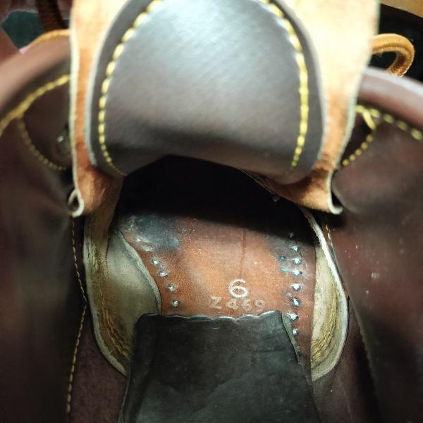 montagna vibram Heavy Duty Leather Trekking Boots Brown Size 6 (24.5-25.0cm) Vintage(USED)