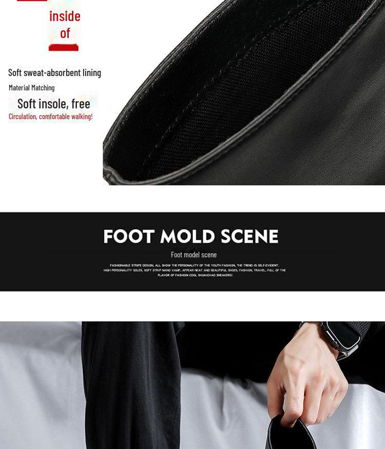 Pánské podzimní kotníkové boty s hranatou špičkou, vysokým svrškem, silnou podrážkou a zadním zipem 8118-R