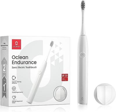 Oclean Endurance Elektrisch Empfohlen von Dental IPX7 Einstellbar Linear USB Schnell Wandmontage Ständer Weiß Zahnbürste, Verbände, Wasserdicht,