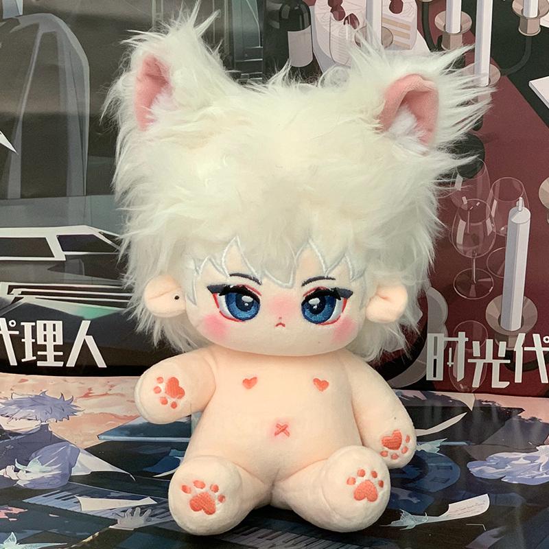 20cm Kawaii Plush Cotton Doll Idol Stuffed Super Star Figure Toys Signs Anime Time Agent Fat Body Doll Can Change Clothes Gifts