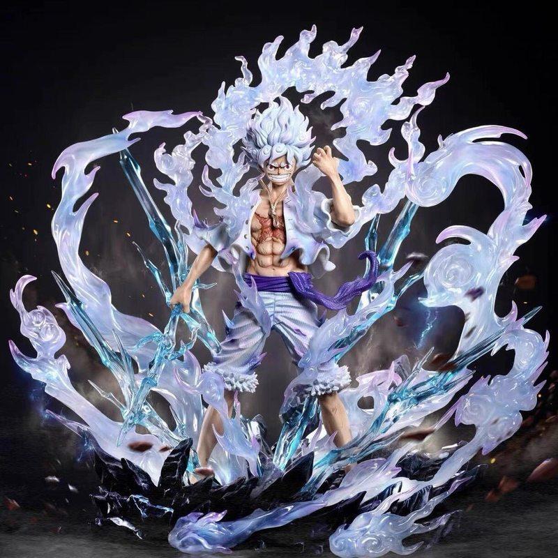 Anime One Piece JT Monkey D Nika Luffy Action Figure GK Statue Desktop Ornament Model Peripheral Surprise Toys Gifts Collectible