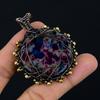 Multi Flash Labradorite Pendant, 999 Copper Wire Wrapped Jewelry, Handmade Pendant Gemstone Jewelry, Gifts For Wife Brand New Pendant