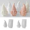 Easter Gnome Resin Mold 3D Face-less Ski Dwarf Candle Making Mold DIY Gnome Soap Crafts Easter Spring Party Supplies