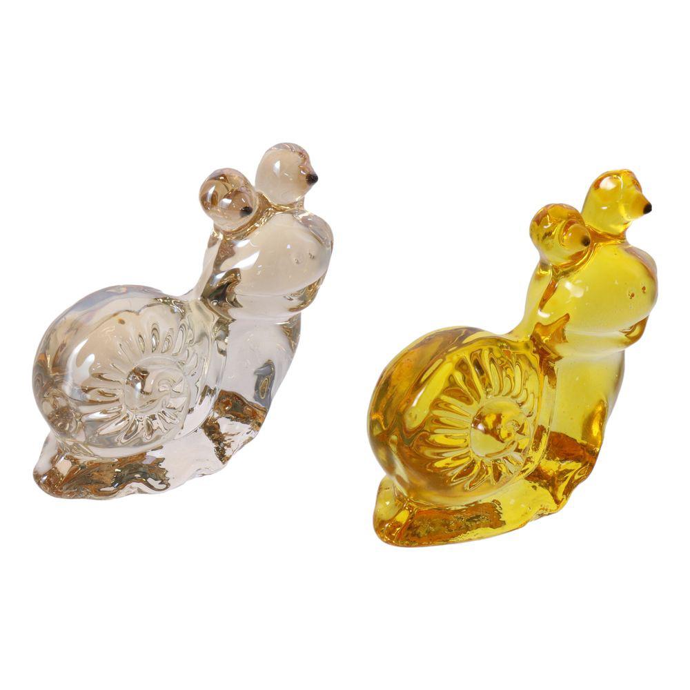 Snail Crystal Snail Ornament Colorful Snail Ornament New Pretty Glass Ornament  Home