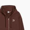 Puma Classics Hoodie American Vintage Lockerer Schnitt Mode Langarm Sweatshirt Unisex Hoodies Dunkel-Kaffee-Braun 624247-65