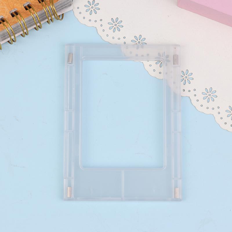Magnetic Picture Frames For Refrigerator 3 Inch Fridge Color Photo Frame Magnets Album For Instax Mini Film Photo Frames Papers