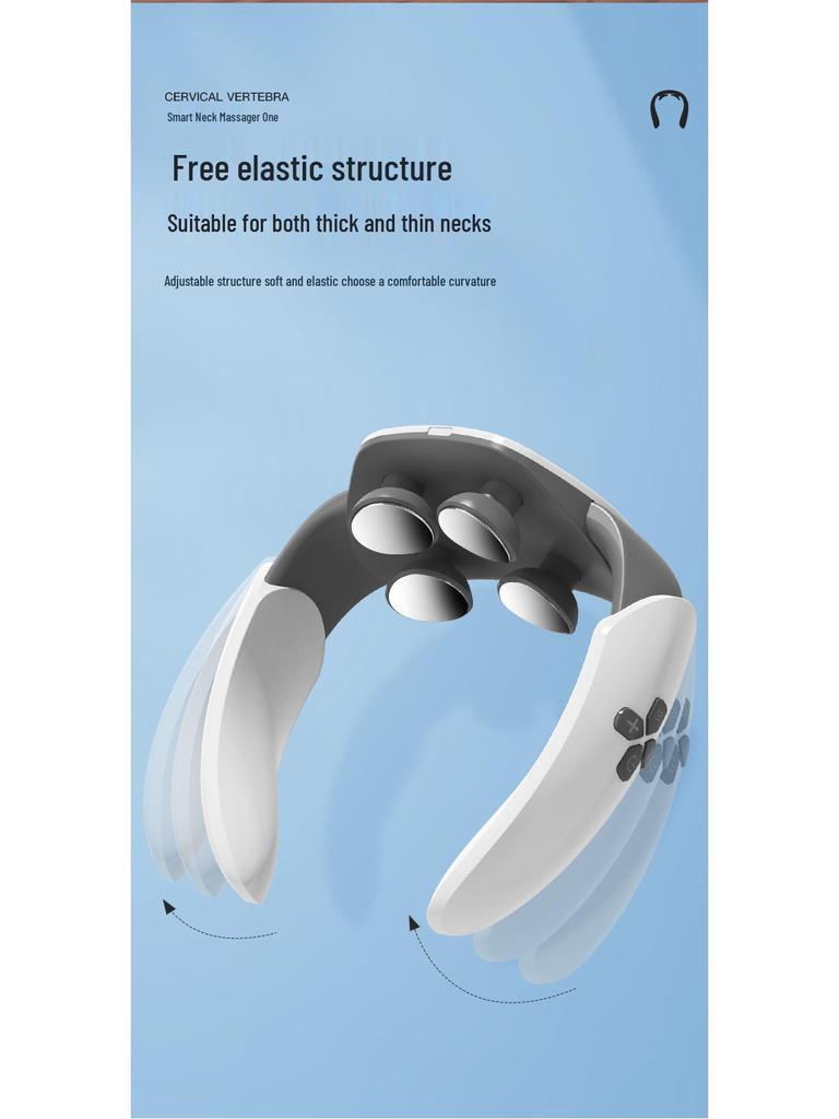 Cervical Neck Massager: Intelligent Heating & Pulse Therapy