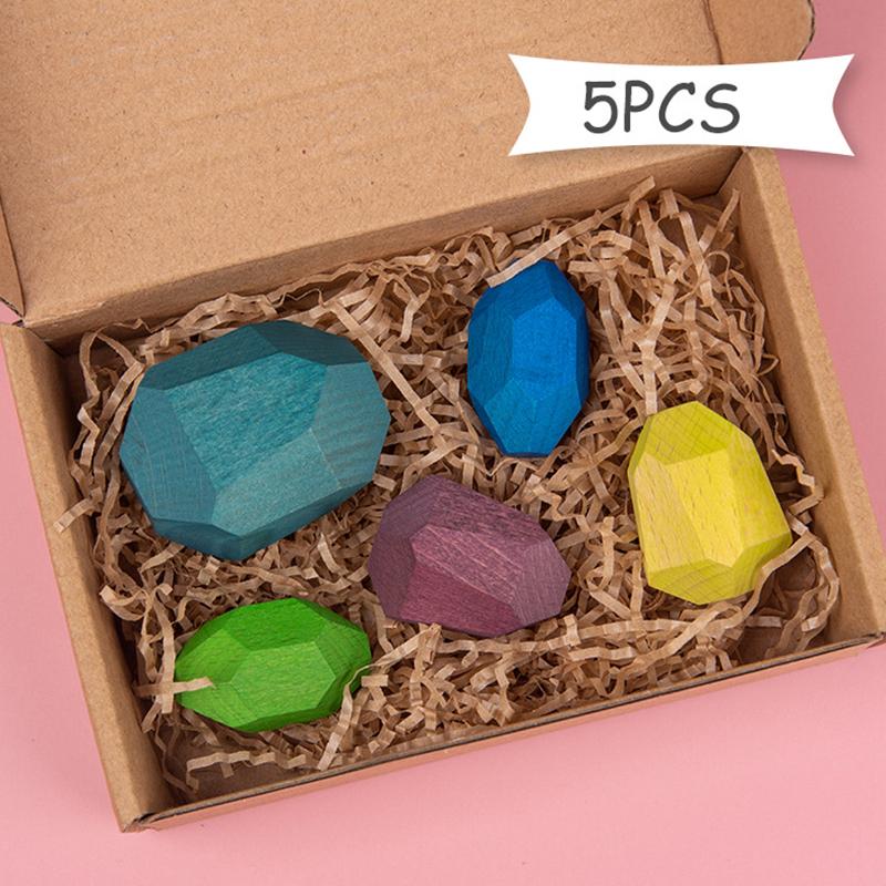 

Детские деревянные цветные камни балансир строительные блоки развивающая игрушка креативная игра на укладку в скандинавском стиле радужная деревянная игрушка подарок