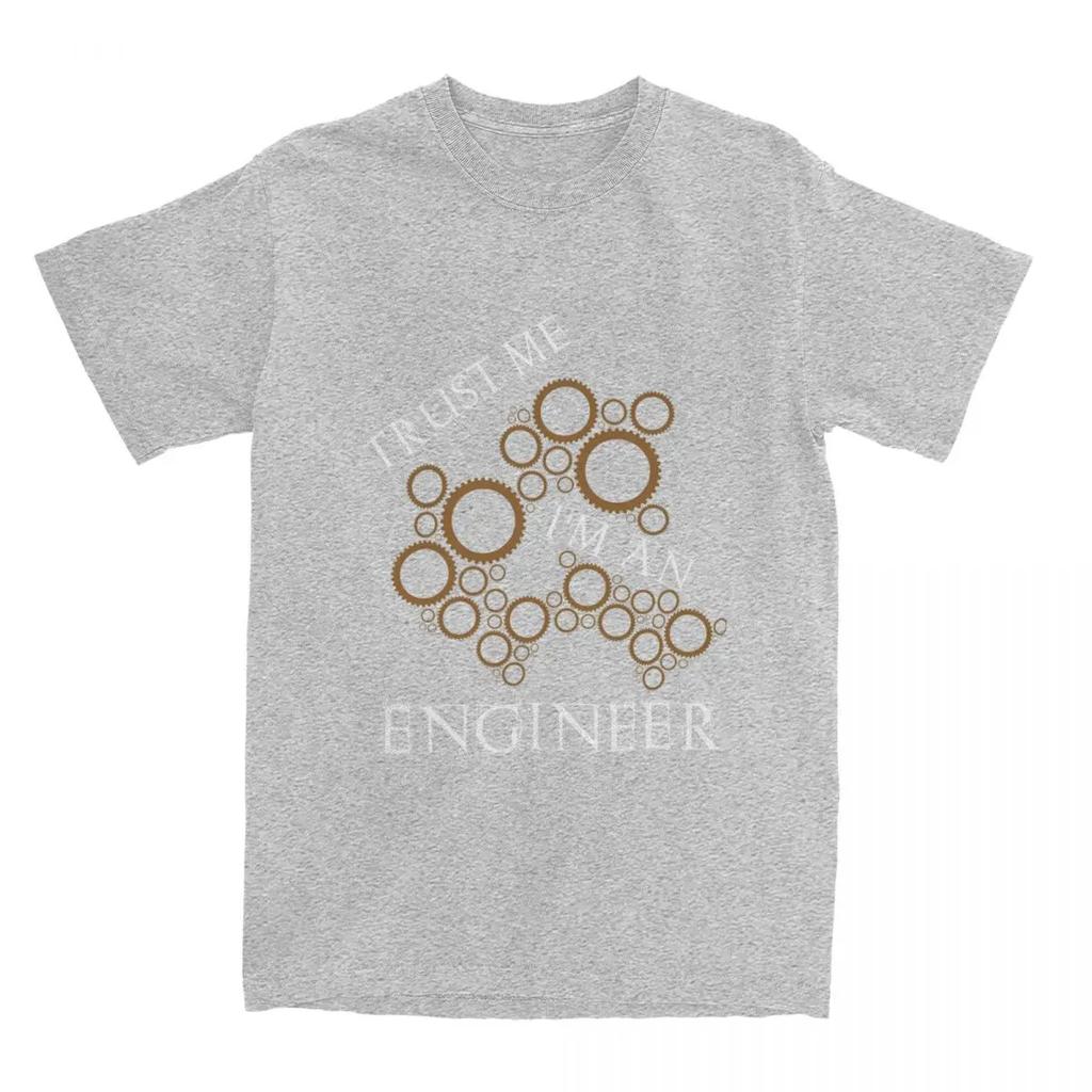 Férfi póló Bízz bennem mérnök vagyok Vicces pólók Nyári póló Vintage hétköznapi pamut felsők
