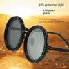 ND9 Rotating Adjustable Brightness Light Reducing Sunglasses Retro Double Bridge Outdoor Travel Driving UV400 Premium Sunglasses