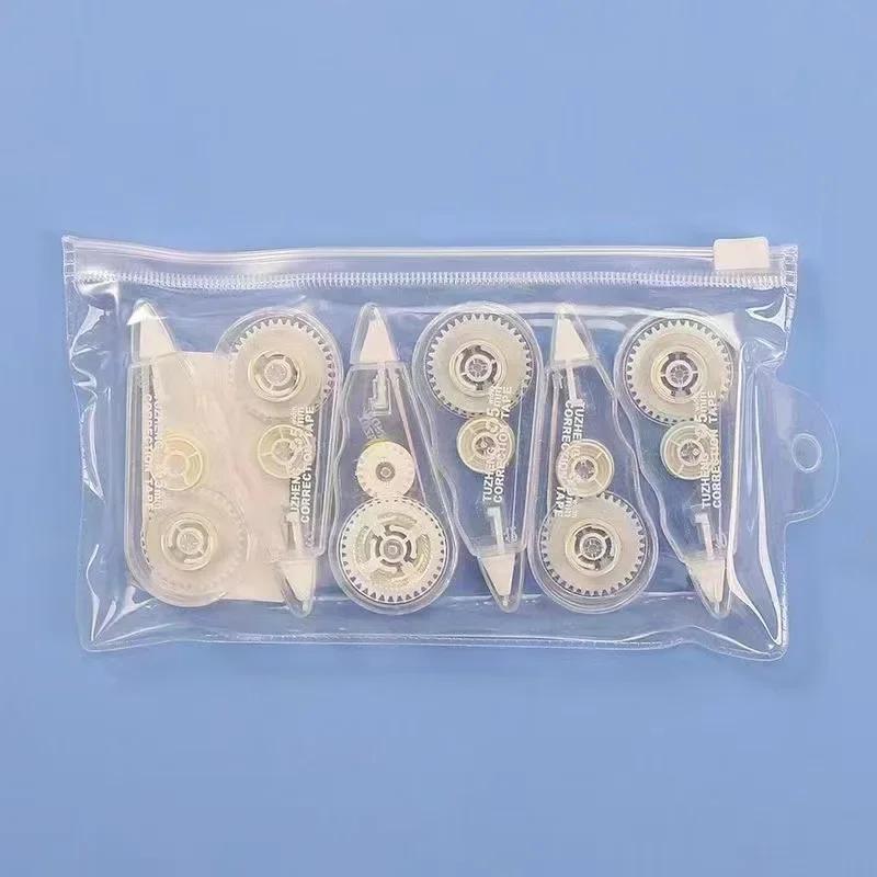 6PCS Tape Corrector Sweet Things for School Kawaii Stationery for School Ribbon Corrector Tape Putty Corrector XZD01