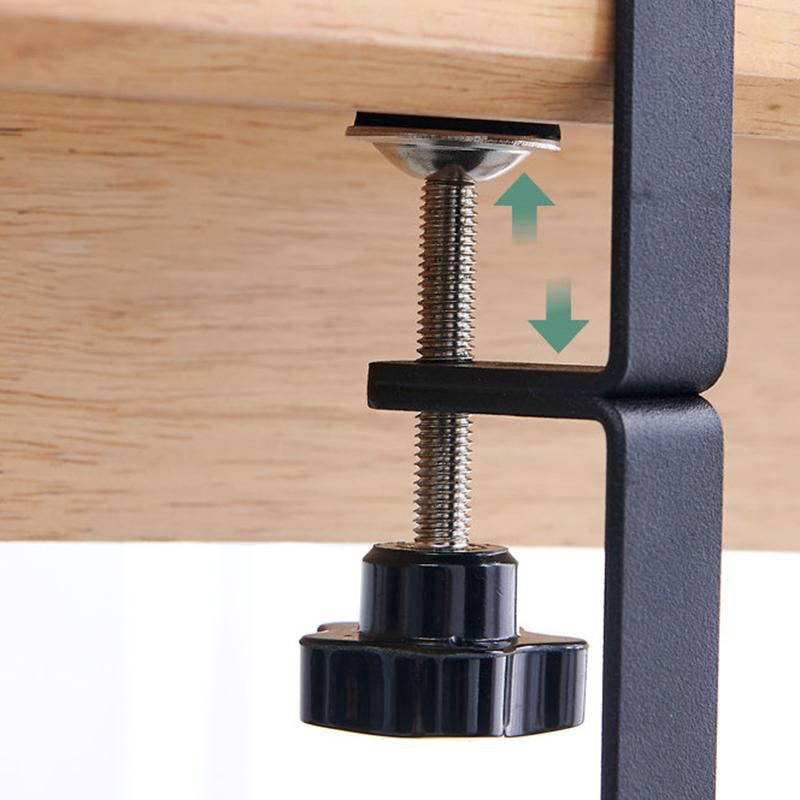 Under Desk Cable Management Rack Carbon Steel Power Strip Cable Storage Basket