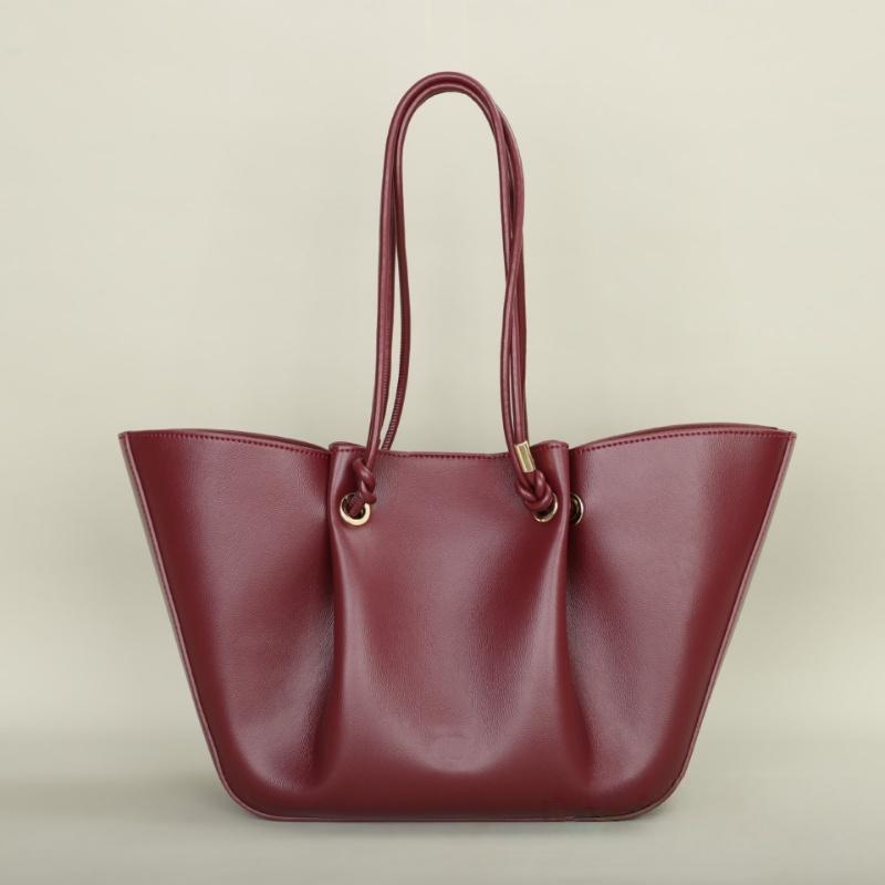 

Brand Classic Shoulder Bag For Women Large Capacity Dumpling Tote Bag Fashi Pu Artificial Eco-friendly Leather Wing-shaped Bag 47x15x6cm вино красного
