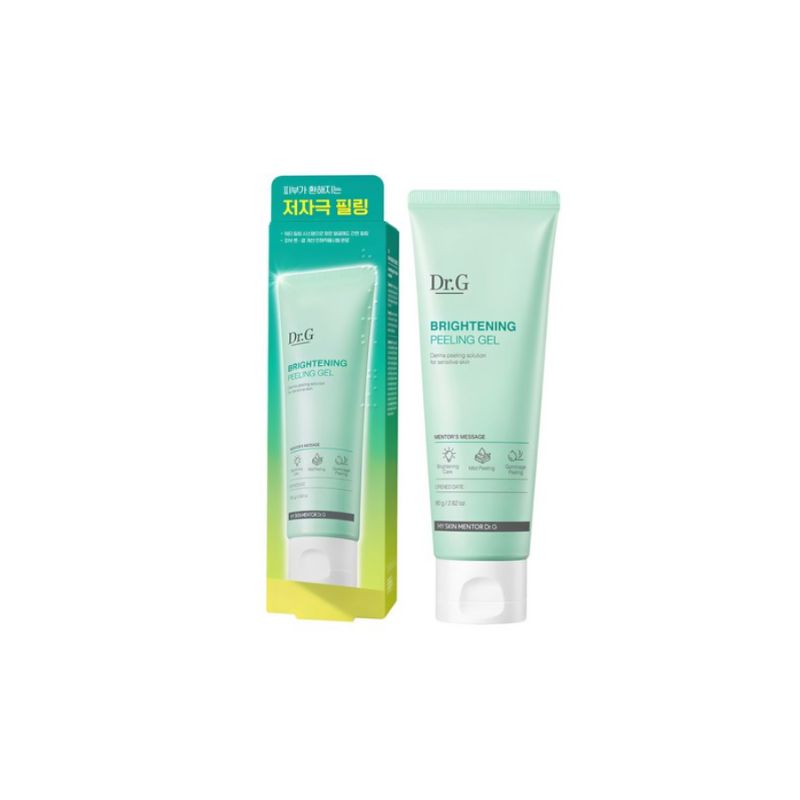 Dr.G Aufhellendes Reinigungs-Peeling-Gel 80g Peeling-Gesichtspflege (2-teiliges / 3-teiliges Set) 2-Piece
