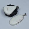 Oval-Pear Cut 100 Ct Scolecite Pendant Healing Stone 925 Silver Gemstone Pair AR-1767-S