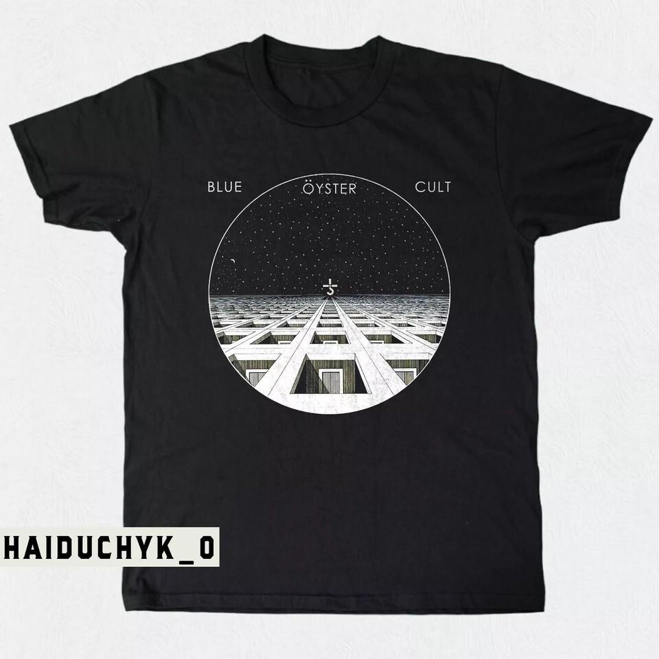 Футболка Blue Oyster Cult Ретро 1978 В туре Унисекс Черная Размер S-5XL L