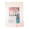 Yamamoto Jin Shoten Japanese Goods Kyoto Souvenir Ukiyo-e Tenugui Double Gauze Tenugui Famous Views of Edo Cat (Hiroshige) Approx. 32x89cm Ukiyo-e