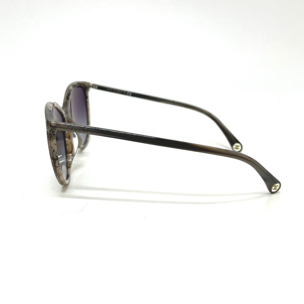 CHANEL 5448-A Gradation Eyewear sunglasses Plastic gray