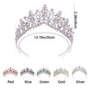 Vintage Style Rhinestone Bridal Crown Shiny Wedding Tiaras Headwear Bridal Tiara  Prom Event