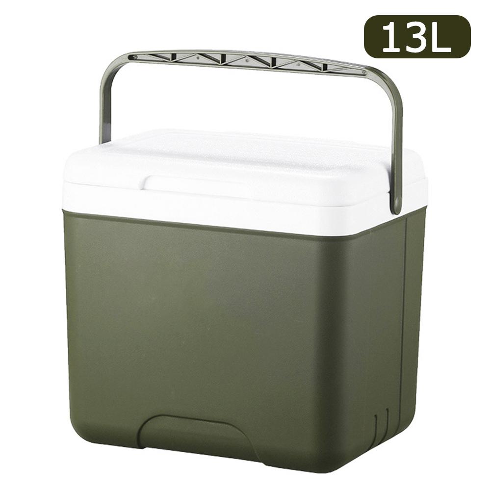 6/13L Household Cooler Box Large Capacity Food Storage Box Heat Preservation Fresh-Keeping Incubator for Outdoor Camping Fishing