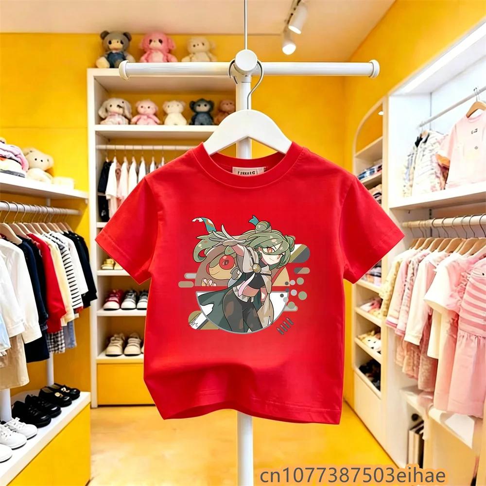 Hatsune Miku Future MIKU Line Collaboration Pure Cotton Short Sleeve Printed T Shirt New Casual Unisex Clothing For Boys Girls