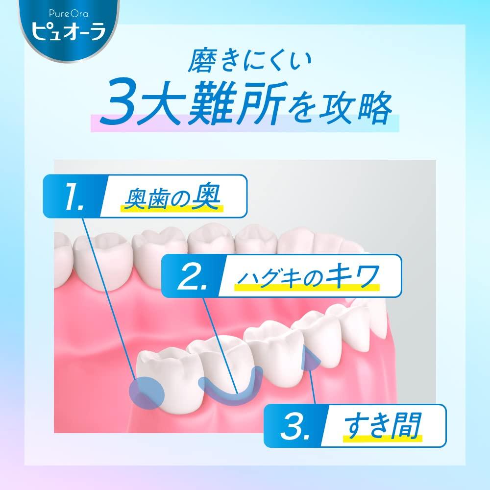 Pyuora Compact Regular Toothbrush not Set of 3 [Bulk Purchase] (Color selectable)