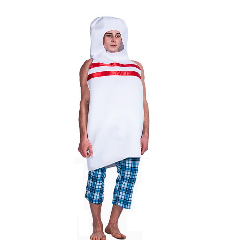 

Fun bowling cosplay costumes for adults One size fits all adults білий