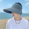 Summer Sun Protection Hat With Large Brim For Men Outdoor Activities Polyester Sun Hat