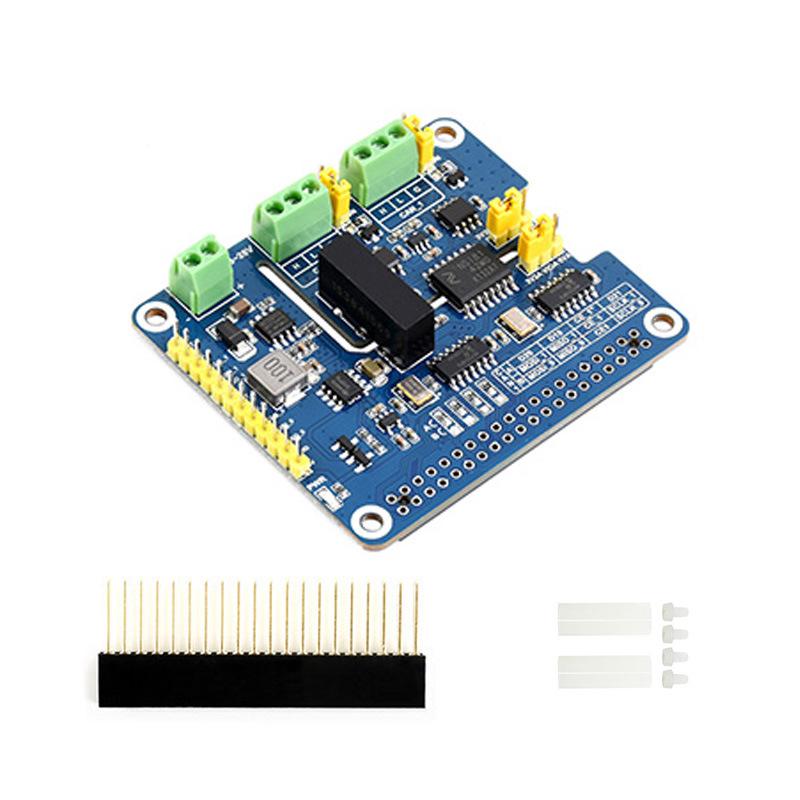 MicroSnow Pi 4 Dual-Channel Isolated CAN FD SPI Expansion Board