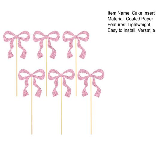 Dekorační sada na tématickou párty Mašle Růžový třásňový banner Toppery na dort Zlaté třpytivé spirálové závěsné ozdoby Dekorace na narozeninovou oslavu pro dívky