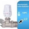 Termostatický radiátorový ventil pro podlahové vytápění Automatický termostatický radiátorový ventil Domácí topné příslušenství