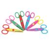 6 Pcs Colorful Plastic Kids Album Hand Safety Paper Decor Edge Cutting Scissors DIY Tool