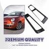 Kohlefaser-Fensterheberschalter-Panel für LHD Fiat 500 Abarth 595
