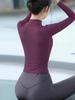 Damen Yoga Langarm Stehkragen Reißverschluss Jacke für Laufen & Fitness 2025