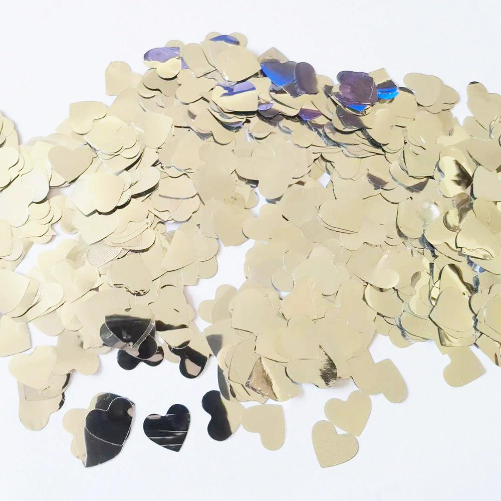 Heart-Shaped Sequin Confetti for Valentine's, Mother's Day, and Weddings