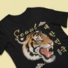 Korea Seoul Shirt, Tiger Shirt, Korean Outfits, Mens Korean Fashion, Korean Unisex Shirts, Korean Streetwear, Harajuku Punk, Grunge Clothing
