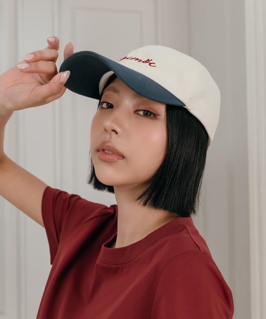 Makeumokeu Nuller_Logo Embroidered Cotton Ball Cap_7Colors