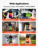 Thermal Imaging Camera for Android & iOS, 512 X 384 Super Resolution, 25HZ Refresh Rate Infrared Thermal Imager for Smartphones Tablets, 256 X 192 IR