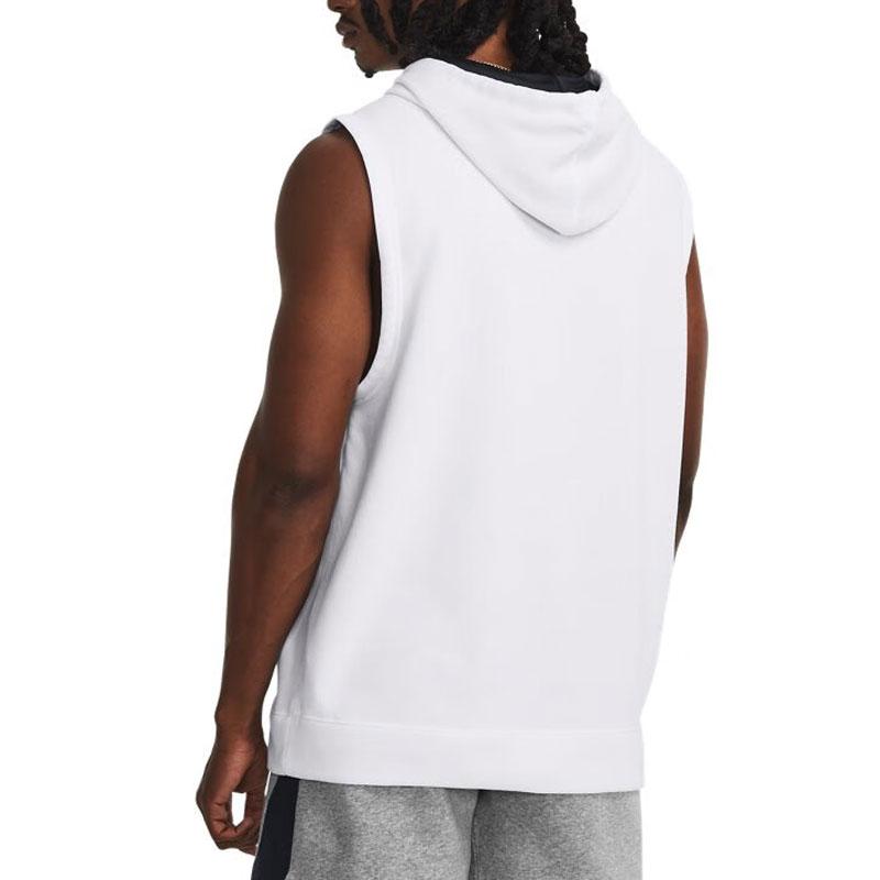 Under Armour Curry Grafik Baskılı Nefes Alabilir Spor Basketbol Yeleği Erkek Yelekler Beyaz 1374301-101