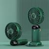 Portable Handheld Mini Fan with Power Display, Outdoor Handheld Fan with Mobile Phone Holder