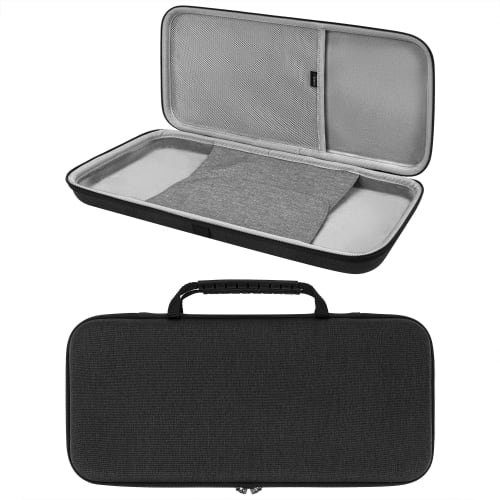 Geekria Tenkeyless TKL Keyboard Case, Hardshell Travel Carry Bag for 80%/87 Key Computer Mechanical Gaming Keyboards, Compatible with Logitech G PRO,