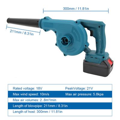 Electric Air Blower Garden Cordless Vacuum Cleaner Dust Computer Collector Handheld Power Tools For Makita 18V Battery Pin