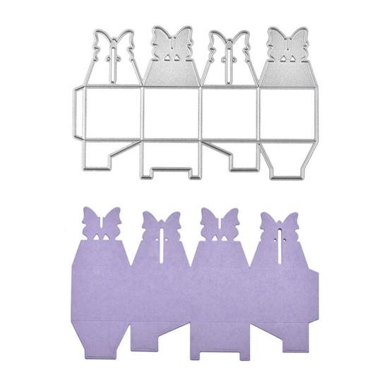 Schmetterling Geschenkbox Quadrat Stanzformen DIY Scrapbook Schablone Karten Papier