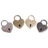 Cadenas Mini en Métal Vintage en Forme de Cœur pour Sac Valise Boîte à Bagages Serrure à Clé Avec Clé