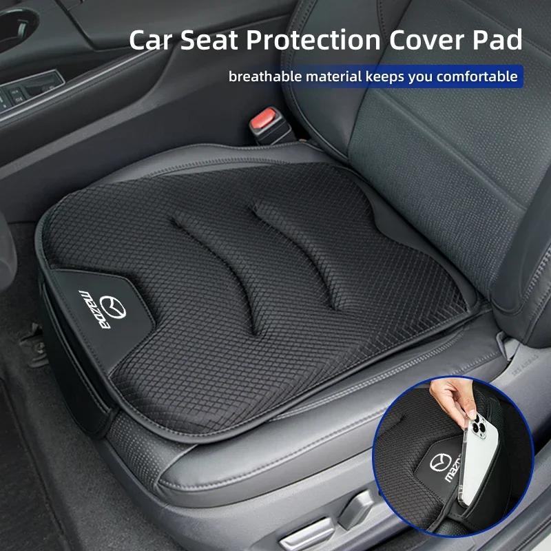 2025 Hot Car Seat Cover Breathable Ice Silk Auto Seat Protective Storage Cushion For Mazda 3 6 2 Axela CX5 CX3 CX30 CX9 Atenza D