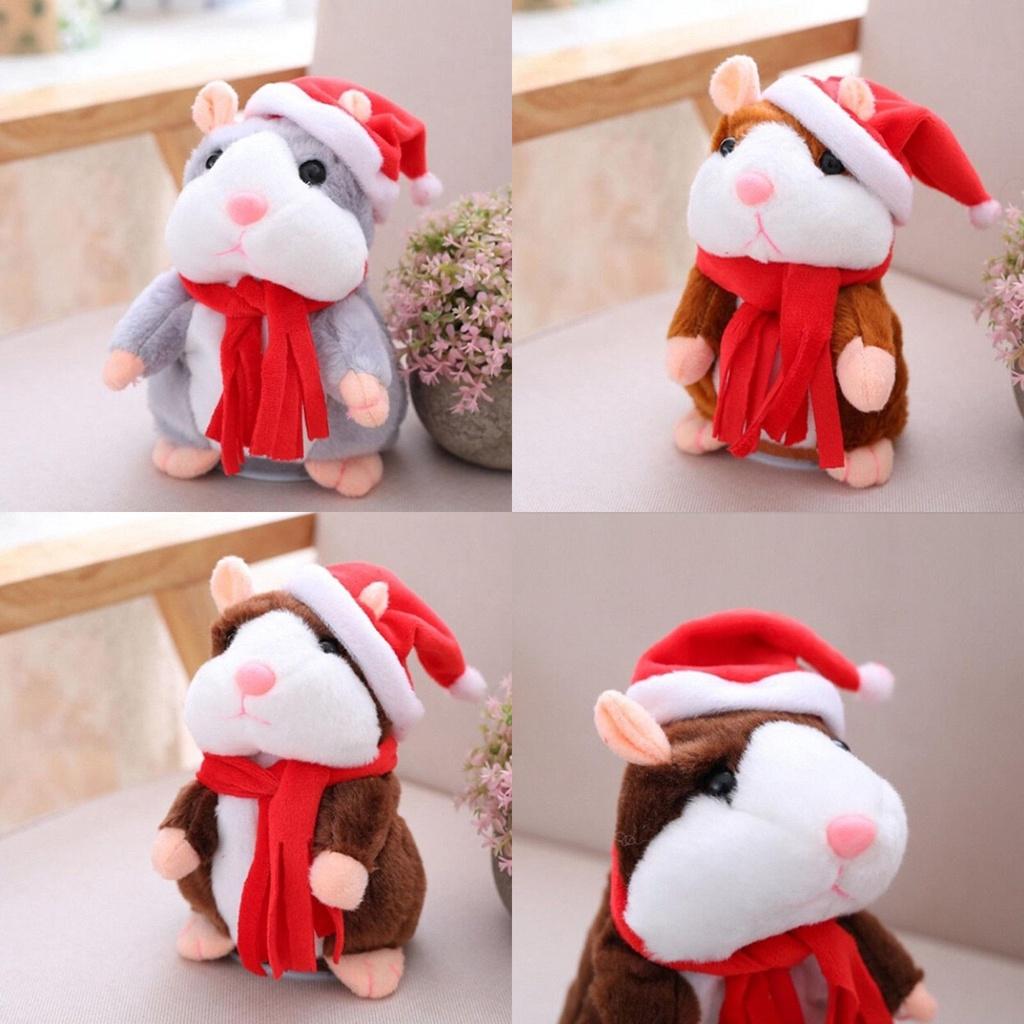 Delightful Cheeky Hamster Talking Mouse Pet Plush Christmas Toy For Kids And Adults
